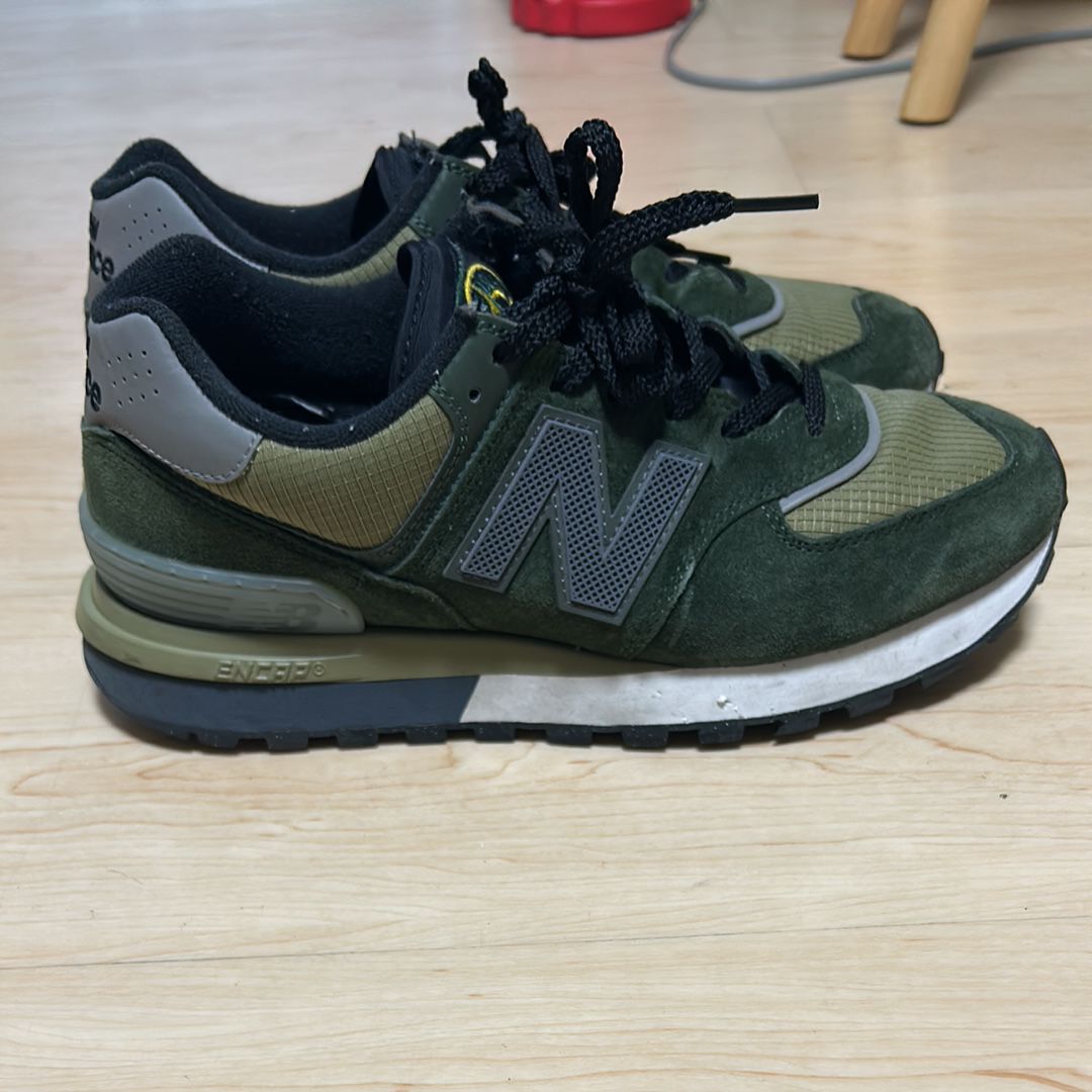 Stone Island × New Balance 574 Legacy "Dark Green"