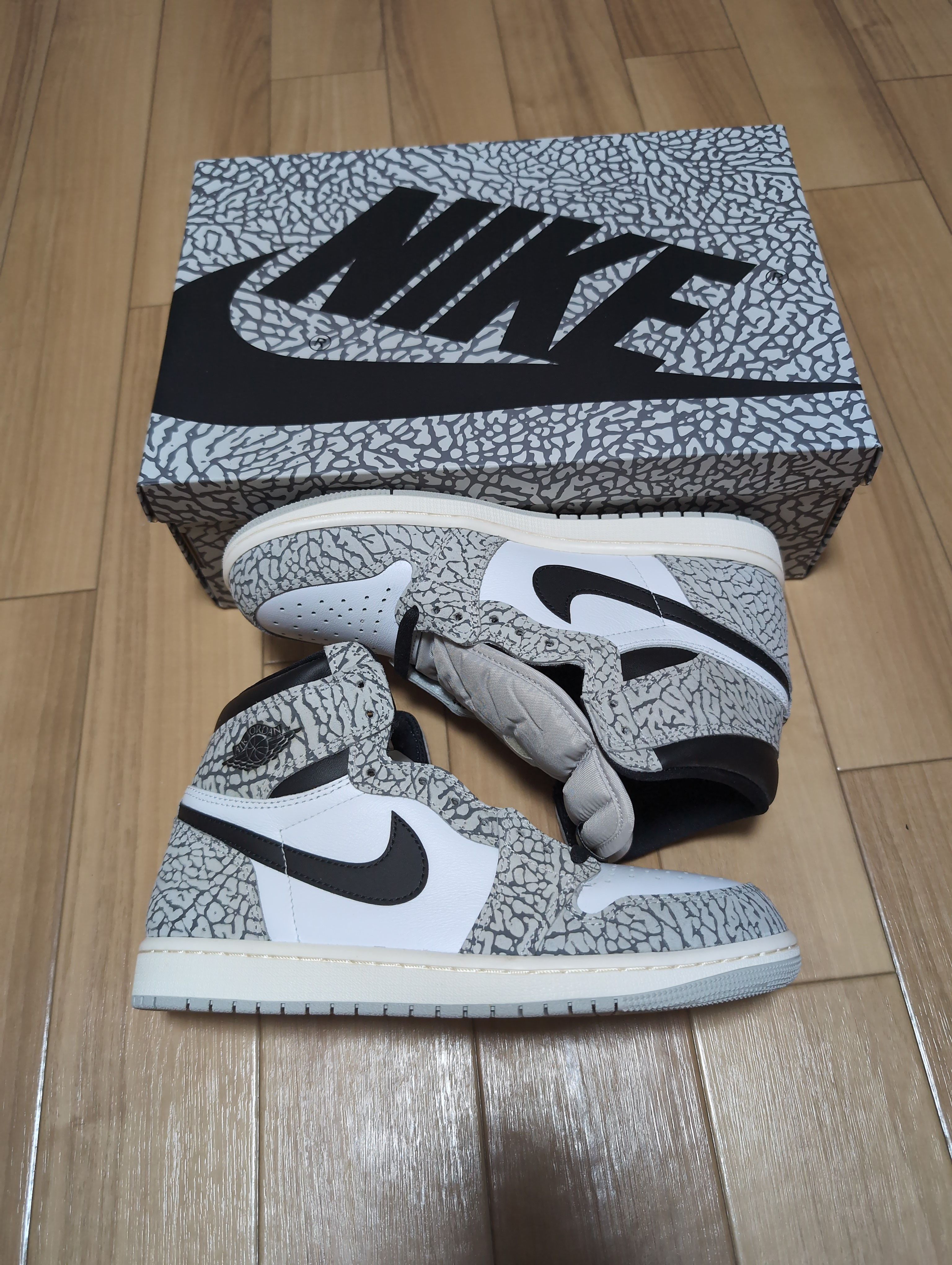 Nike Air Jordan 1 High OG "White Cement/Safari"