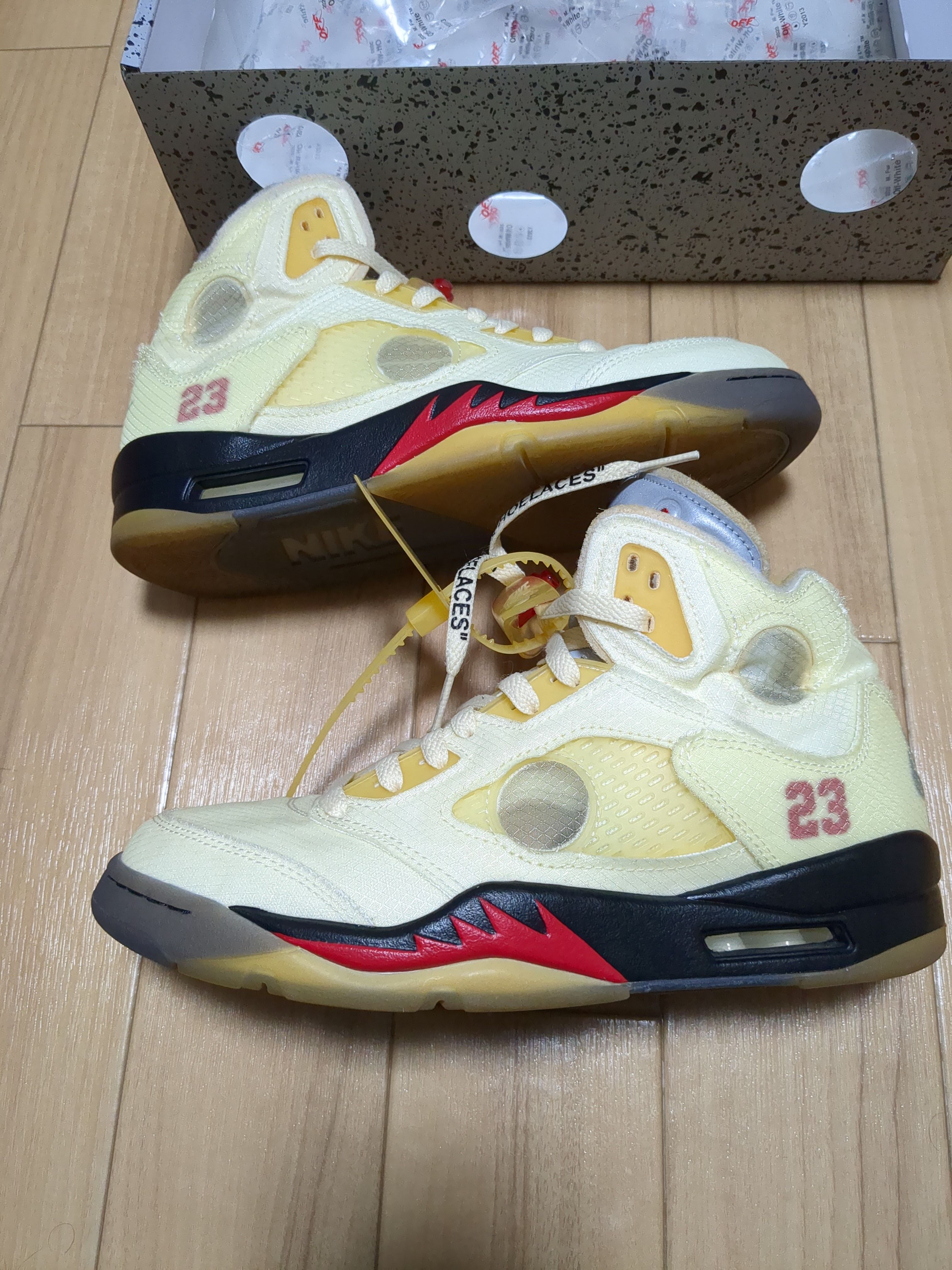 Off-White × Nike Air Jordan 5 "Sail"