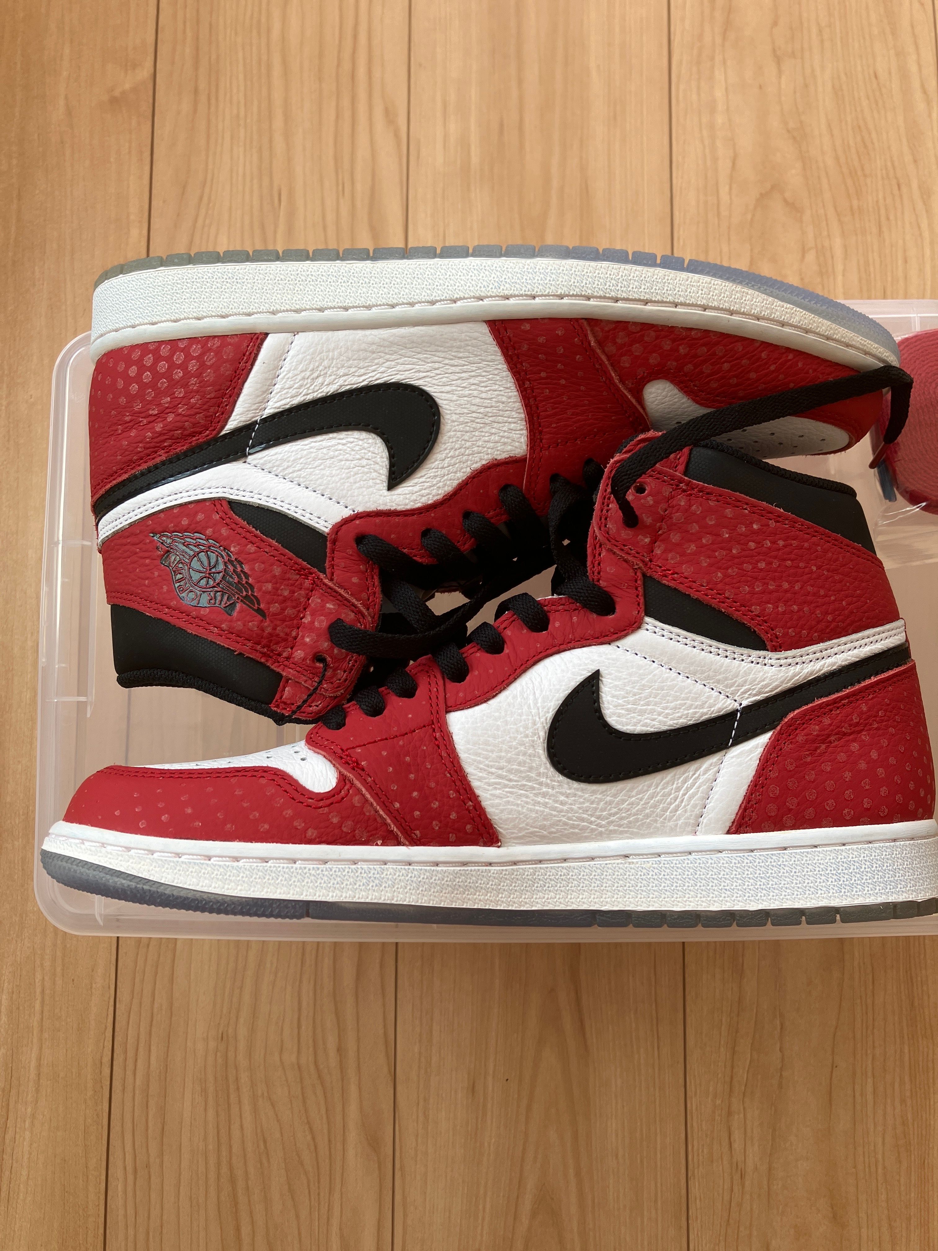 Spiderman × Nike Air Jordan 1 Origin Story "Gym Red/White/Photo Blue/Black"