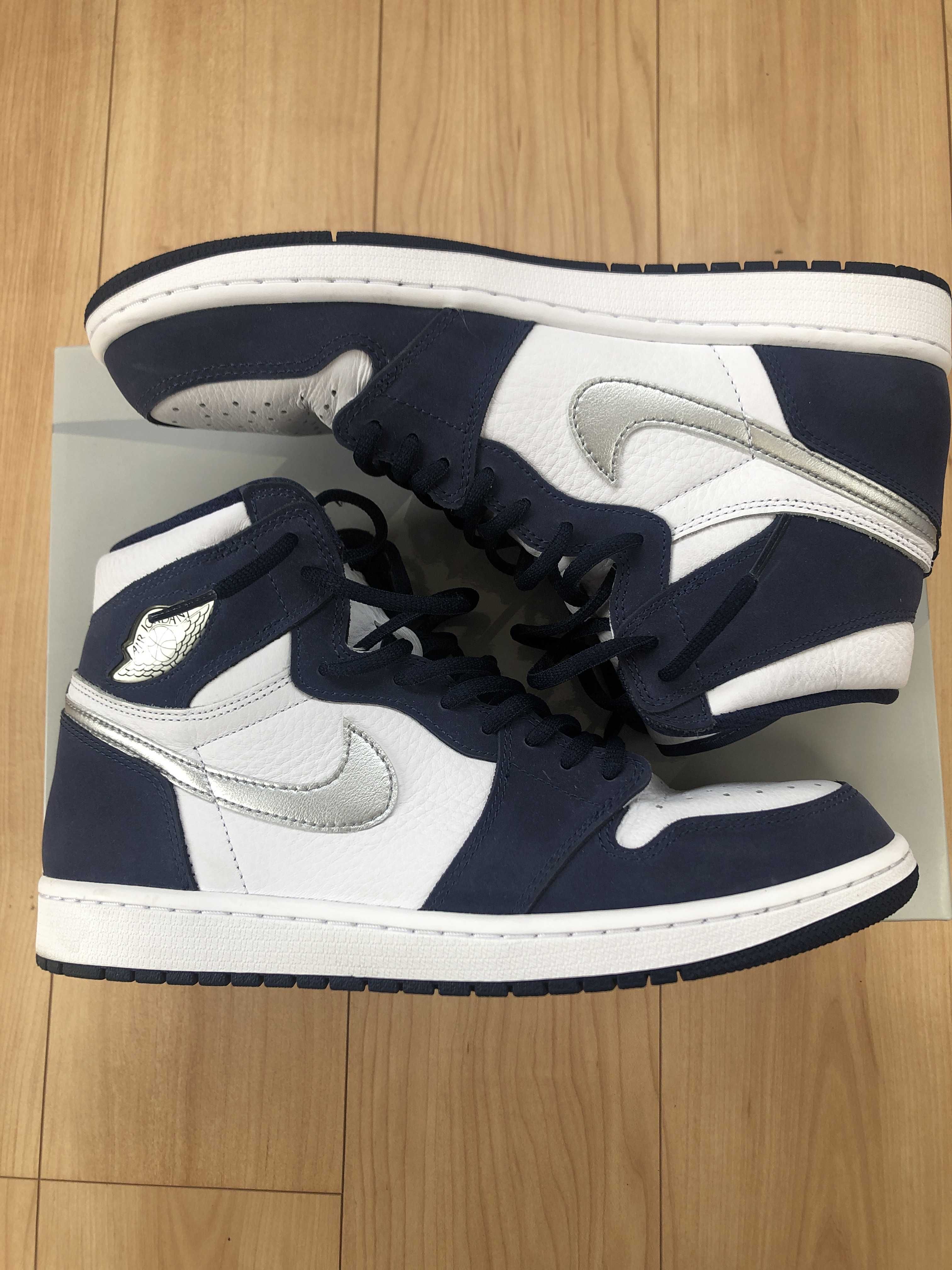 Nike Air Jordan 1 High OG CO.JP "White/Midnight Navy" (2020)(ブリーフケースなし)