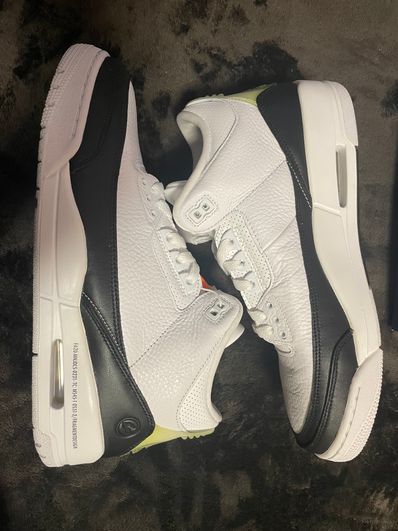 Fragment × Nike Air Jordan 3 "White/Black"