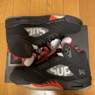 Supreme × Nike Air Jordan 5 Retro "Black"