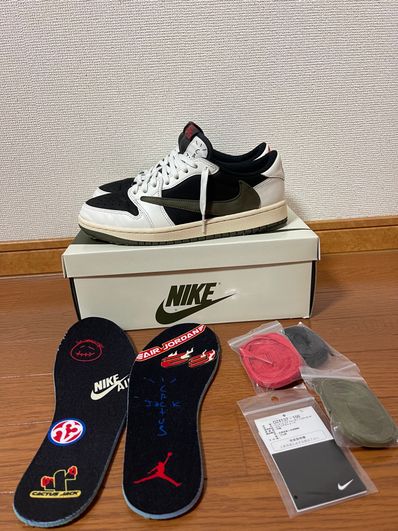 Travis Scott × Nike Women's Air Jordan 1 Low OG "Medium Olive"