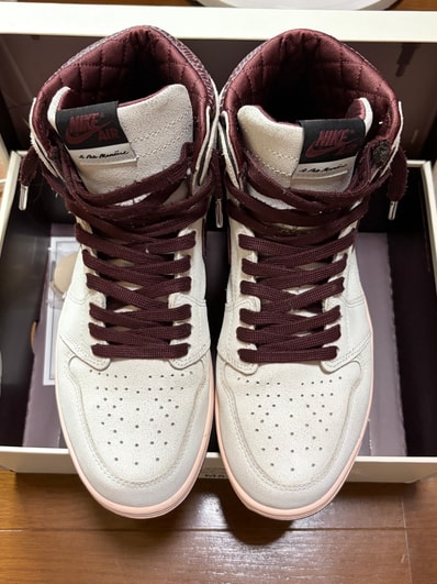 A Ma Maniere × Nike Air Jordan 1 Retro High OG "Sail and Burgundy"