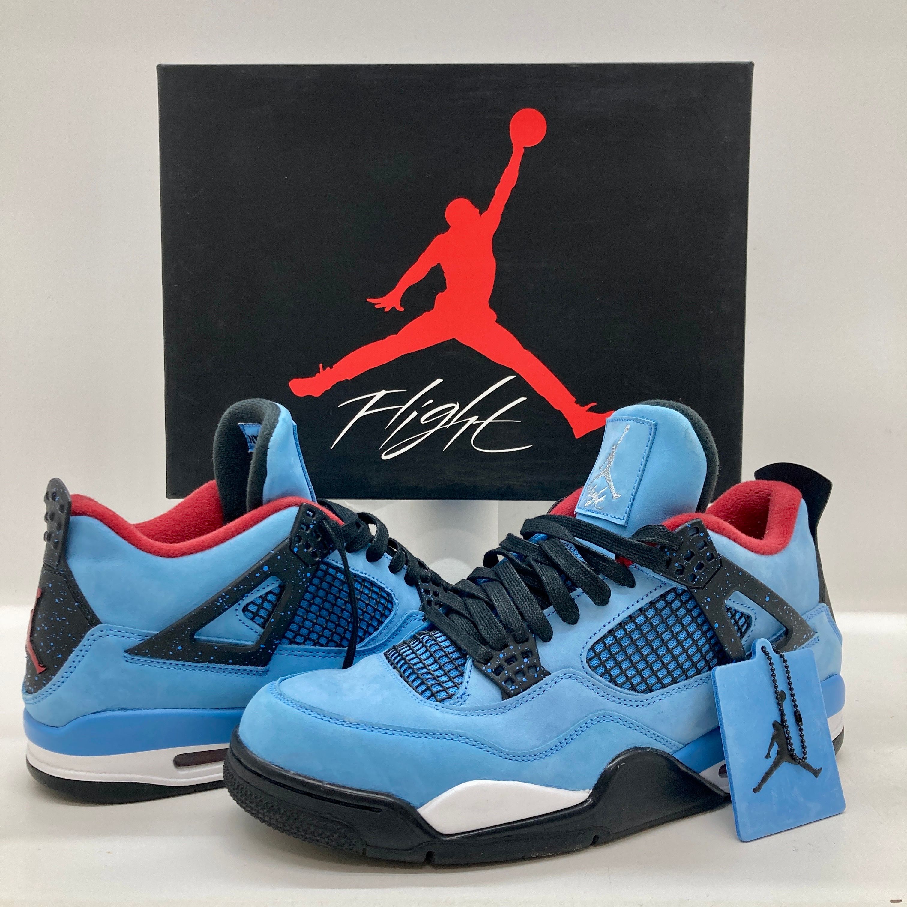 Travis Scott × Nike Air Jordan 4 Retro Cactus Jack "University Blue"
