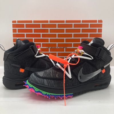 Off-White × Nike Air Force 1 Mid "Black"