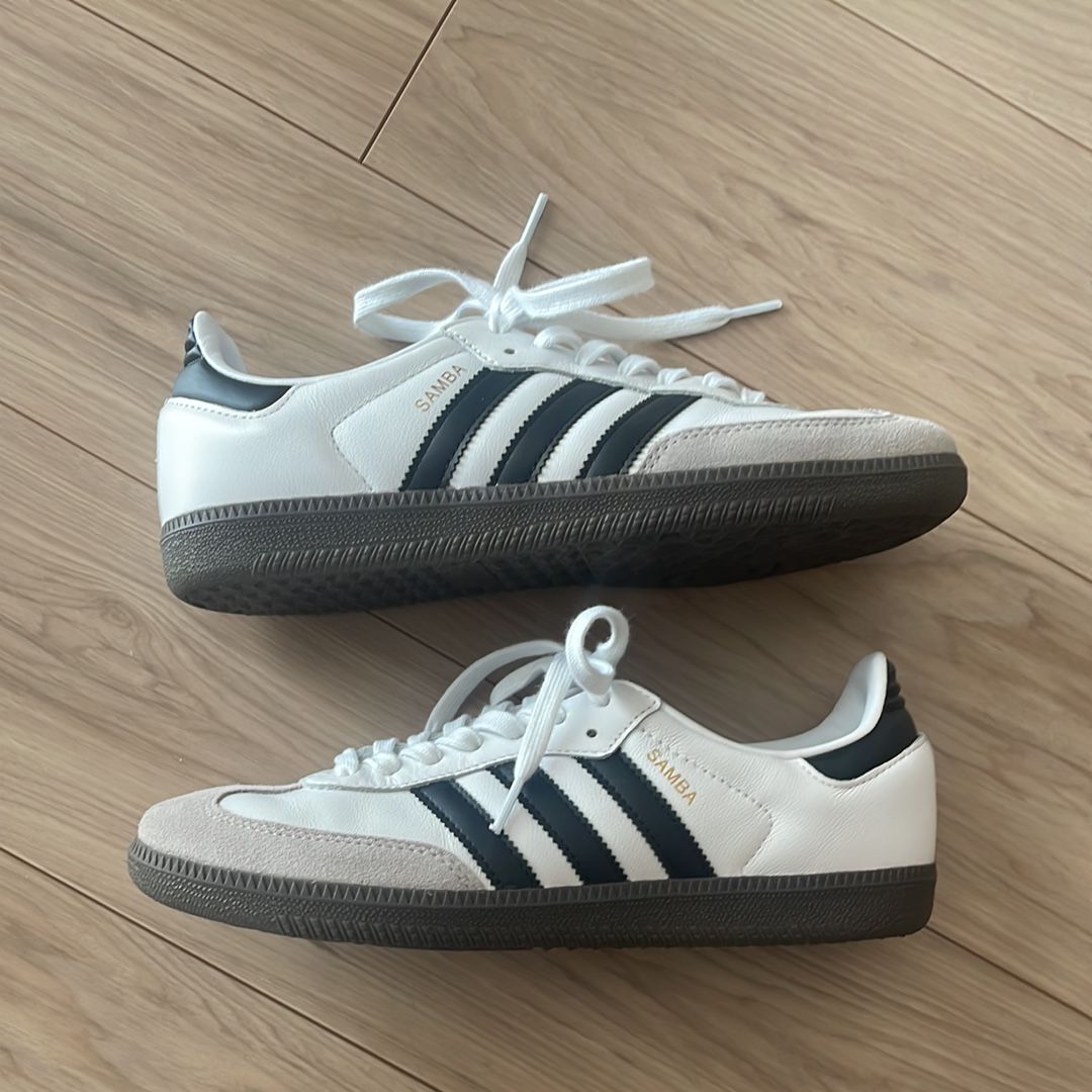 adidas Samba OG "Cloud White/Core Black/Clear Granite"