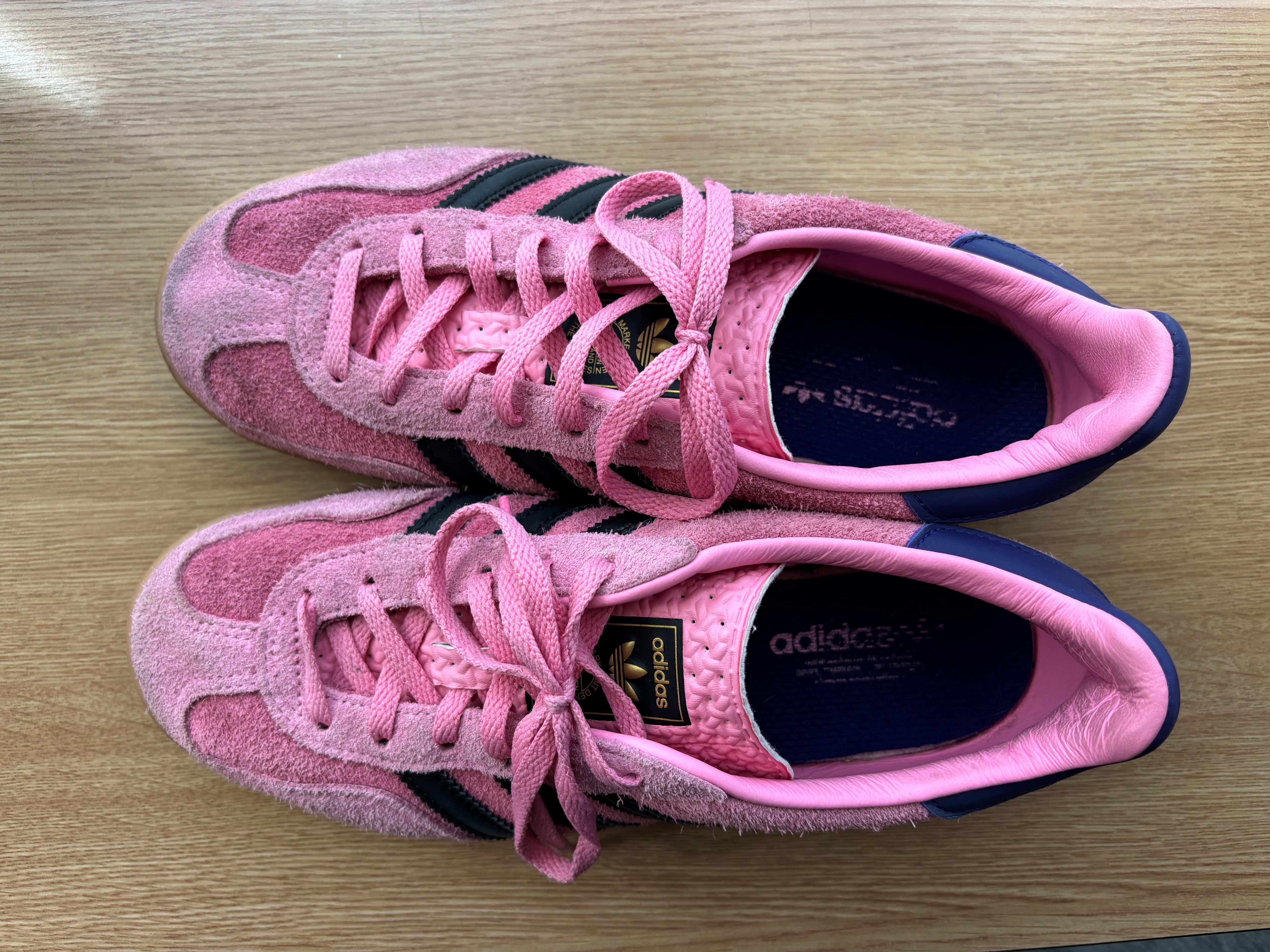 adidas Women's Gazelle Indoor "Bliss Pink/Core Black/Collegiate Purple"