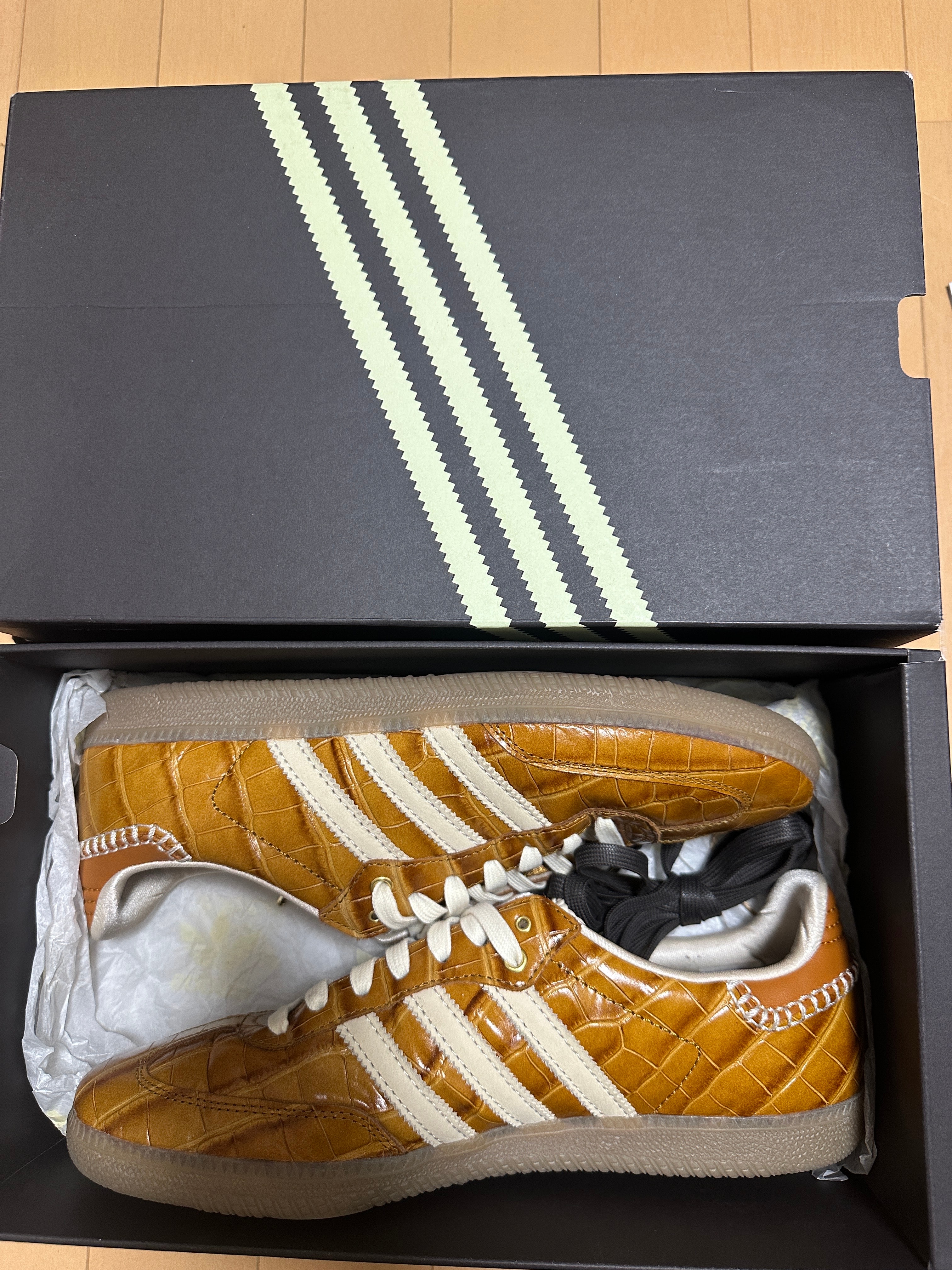 Wales Bonner × adidas Samba "Supplier Color/Wonder White/Night Brown"