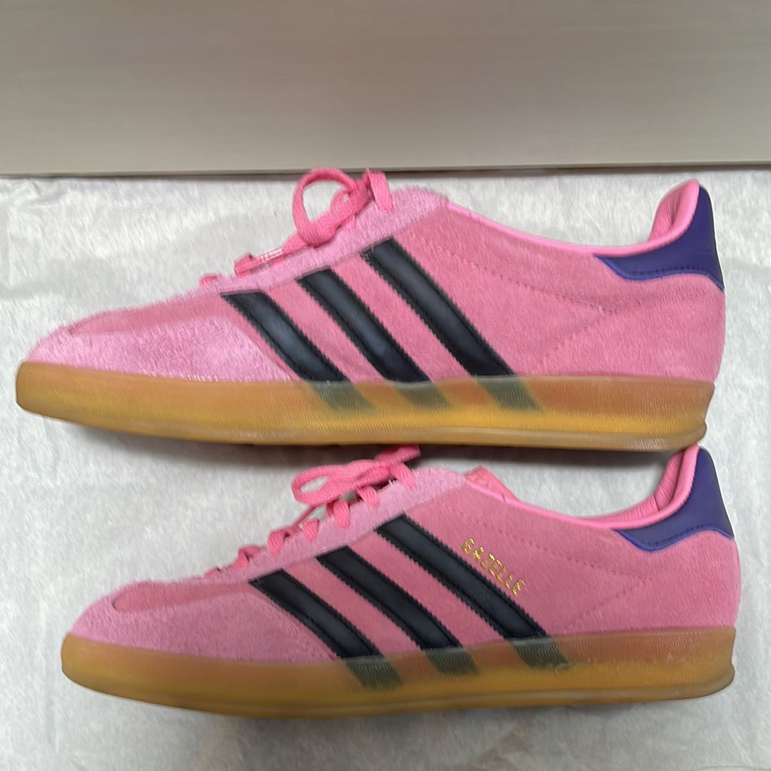 adidas Women's Gazelle Indoor "Bliss Pink/Core Black/Collegiate Purple"