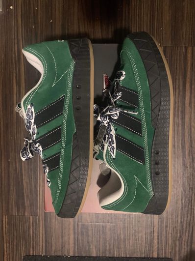 YNuK × adidas Adimatic "Dark Green/Core Black/Off White"