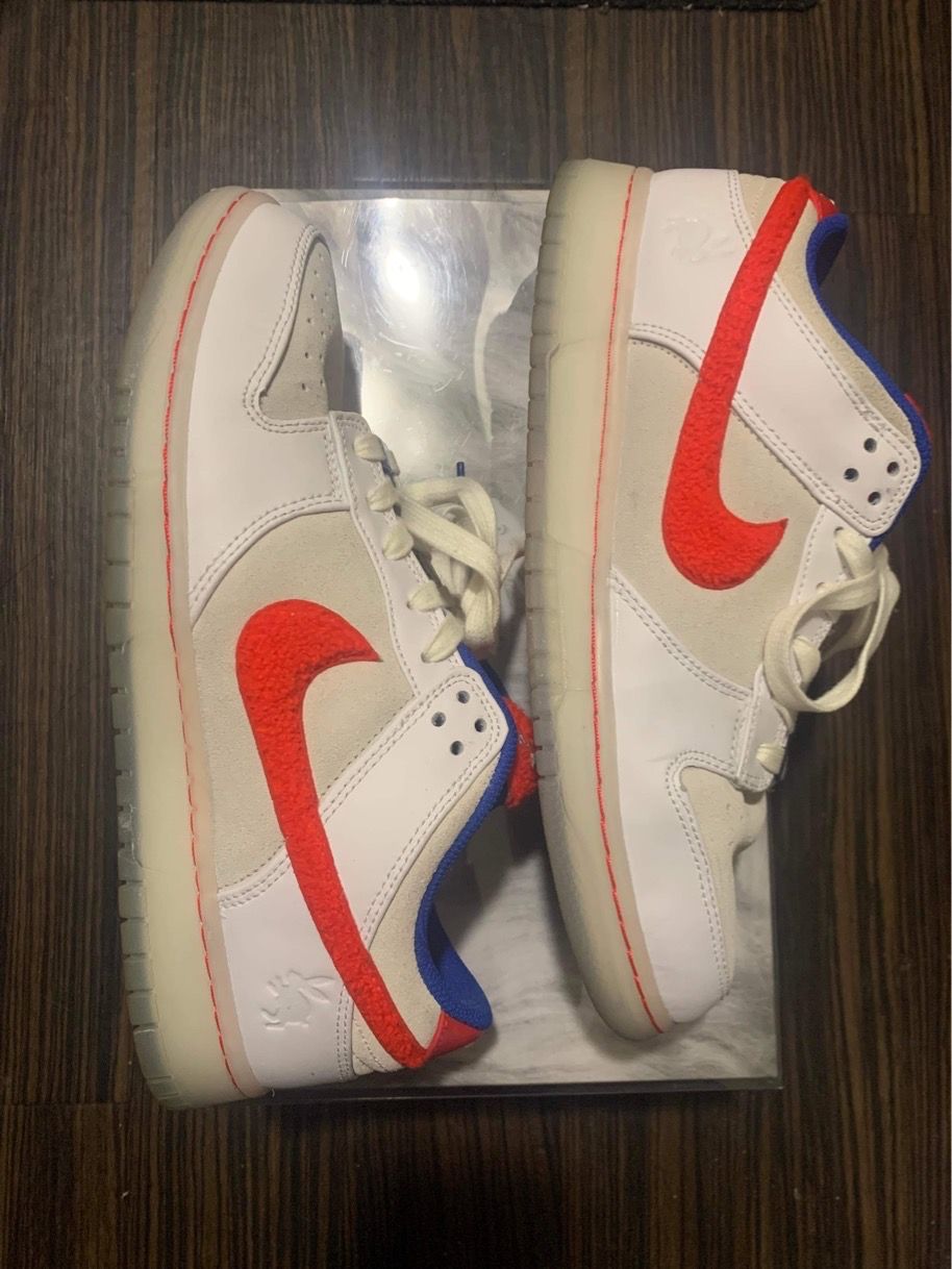 Nike Dunk Low Year of the Rabbit "White/Crimson-Varsity Royal"