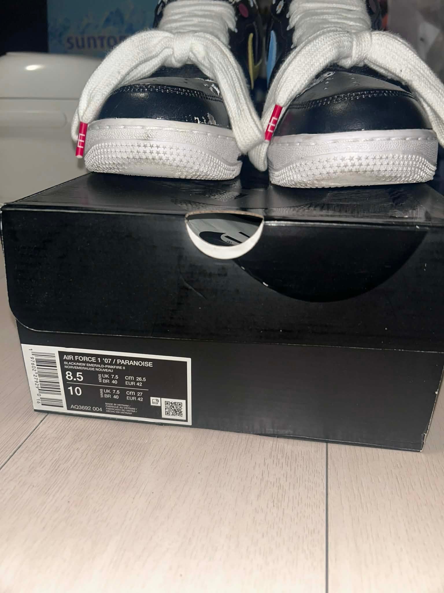 PEACEMINUSONE × Nike Air Force 1 Low '07 Para-Noise 3.0 "Black and Multi-Color" / G-DRAGON