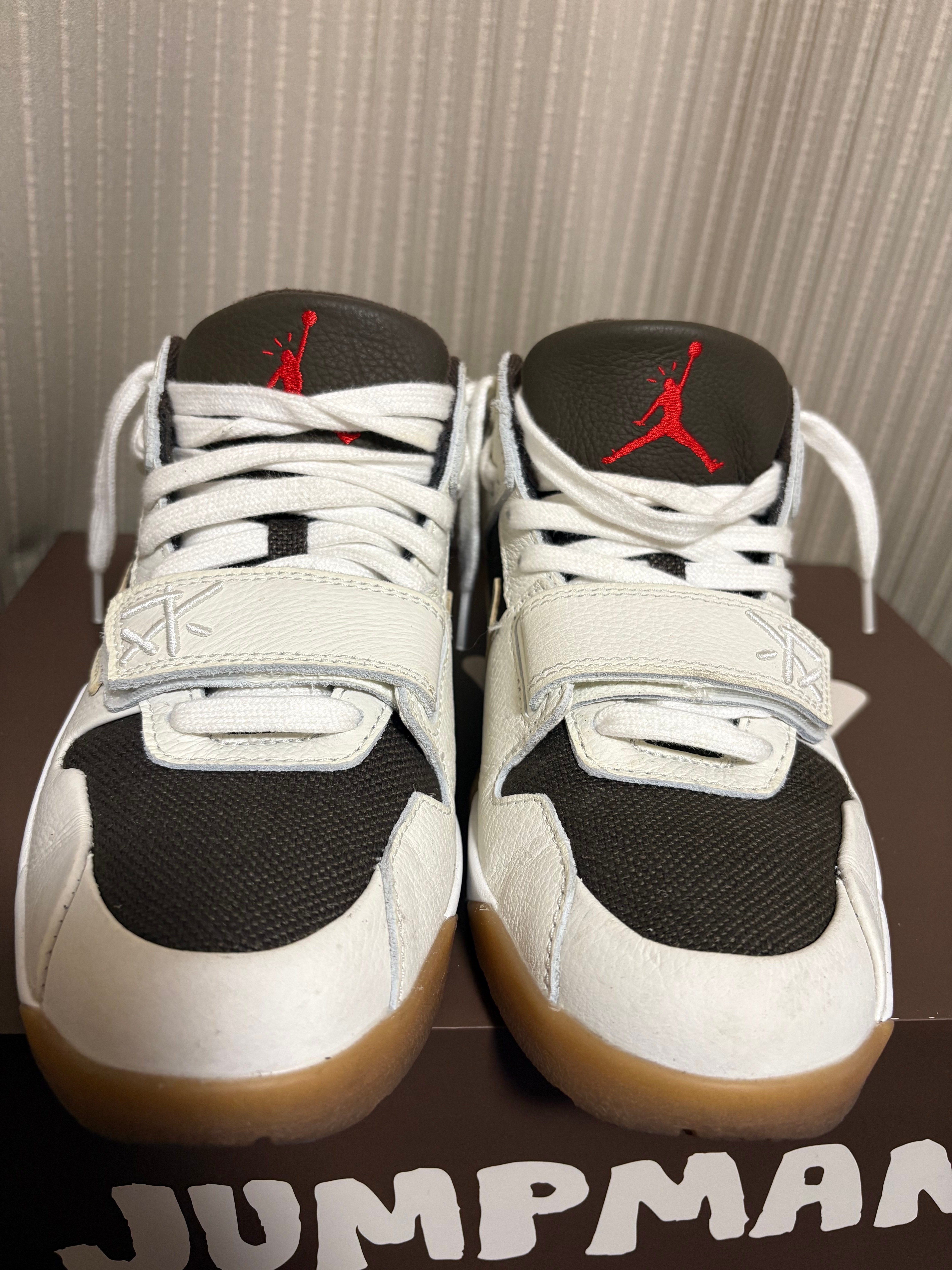 Travis Scott × Nike Jordan Jumpman Jack TR "Sail and Dark Mocha"