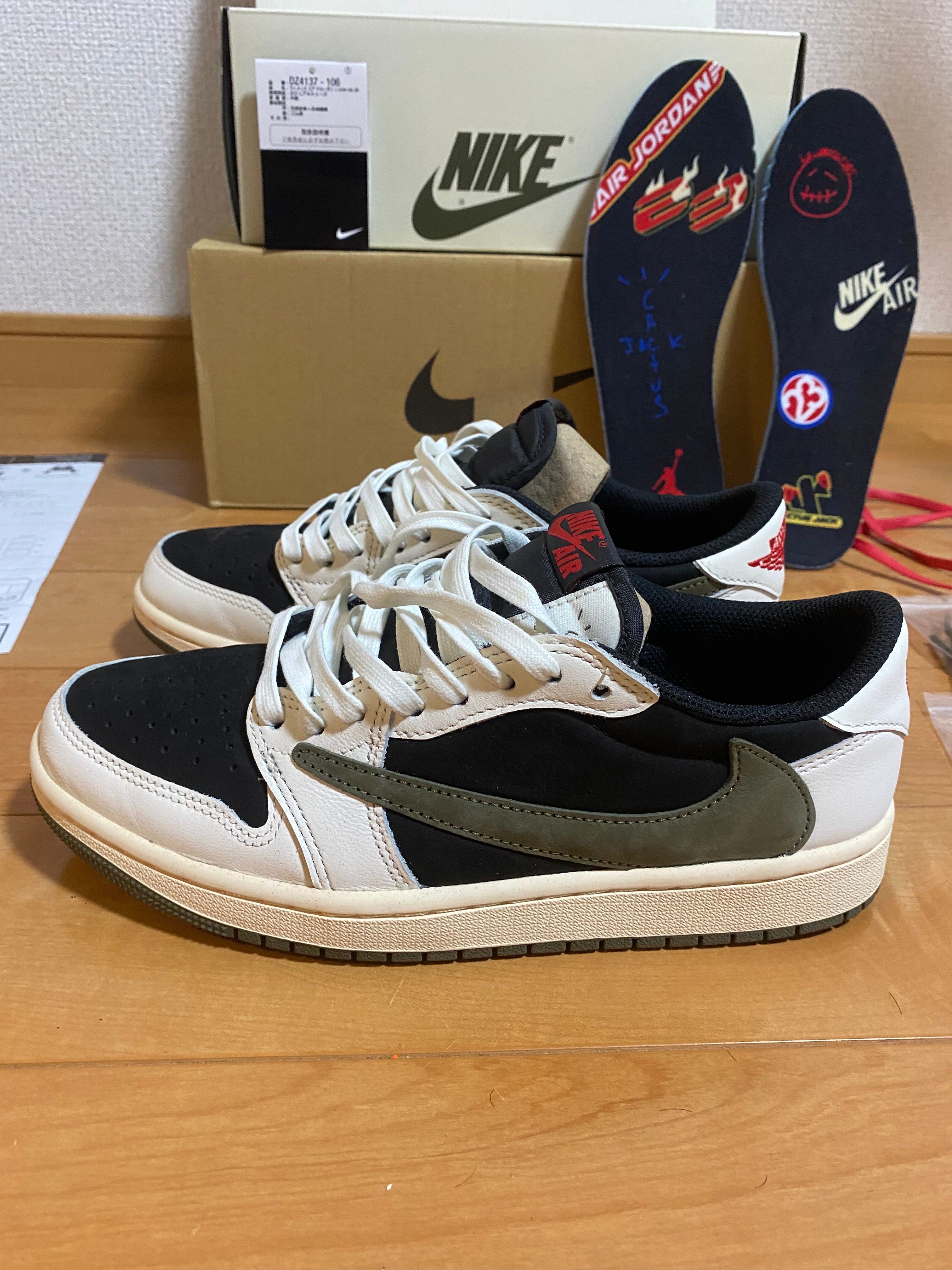 Travis Scott × Nike Women's Air Jordan 1 Low OG "Medium Olive"