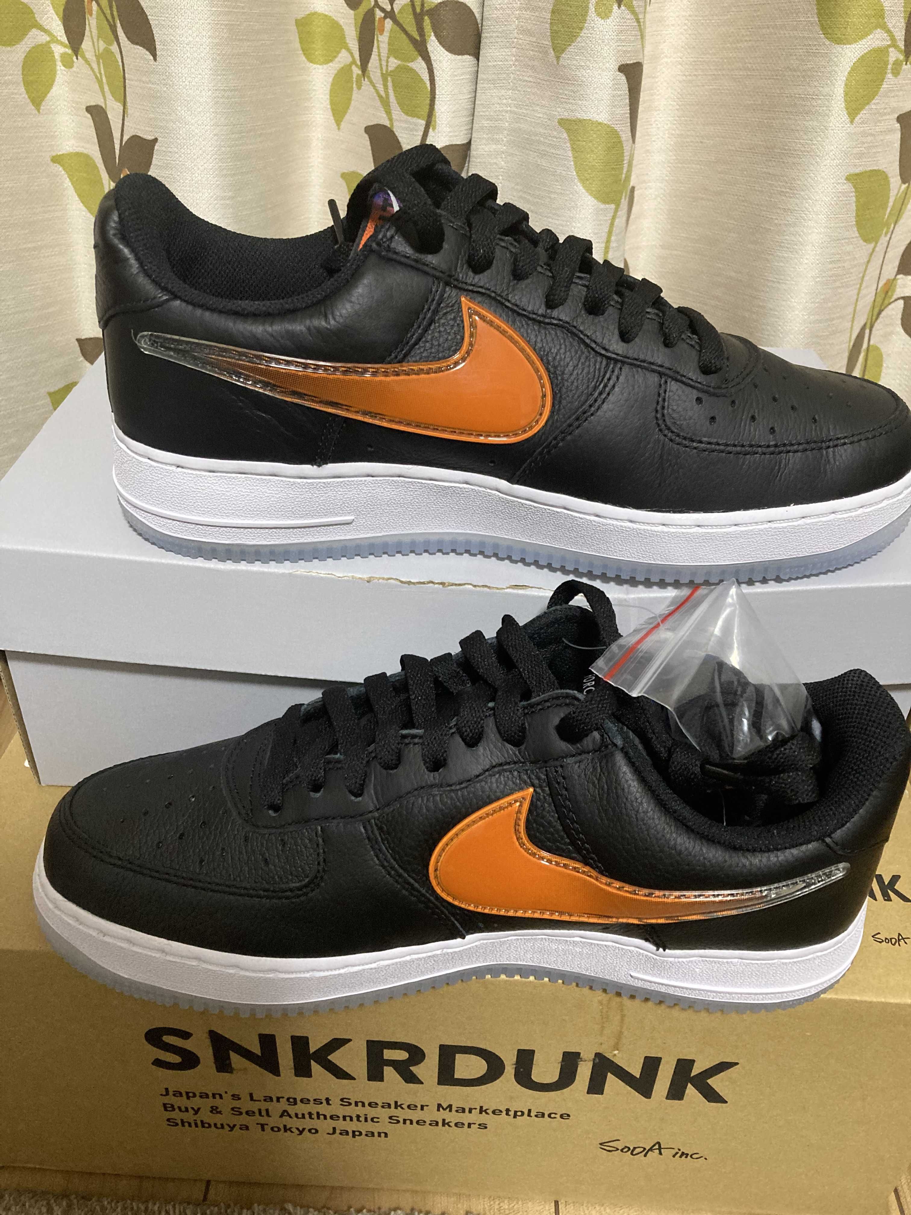 KITH × Nike Air Force 1 Low New York Knicks "Black/Brilliant Orange/Rush/Brilliant White"