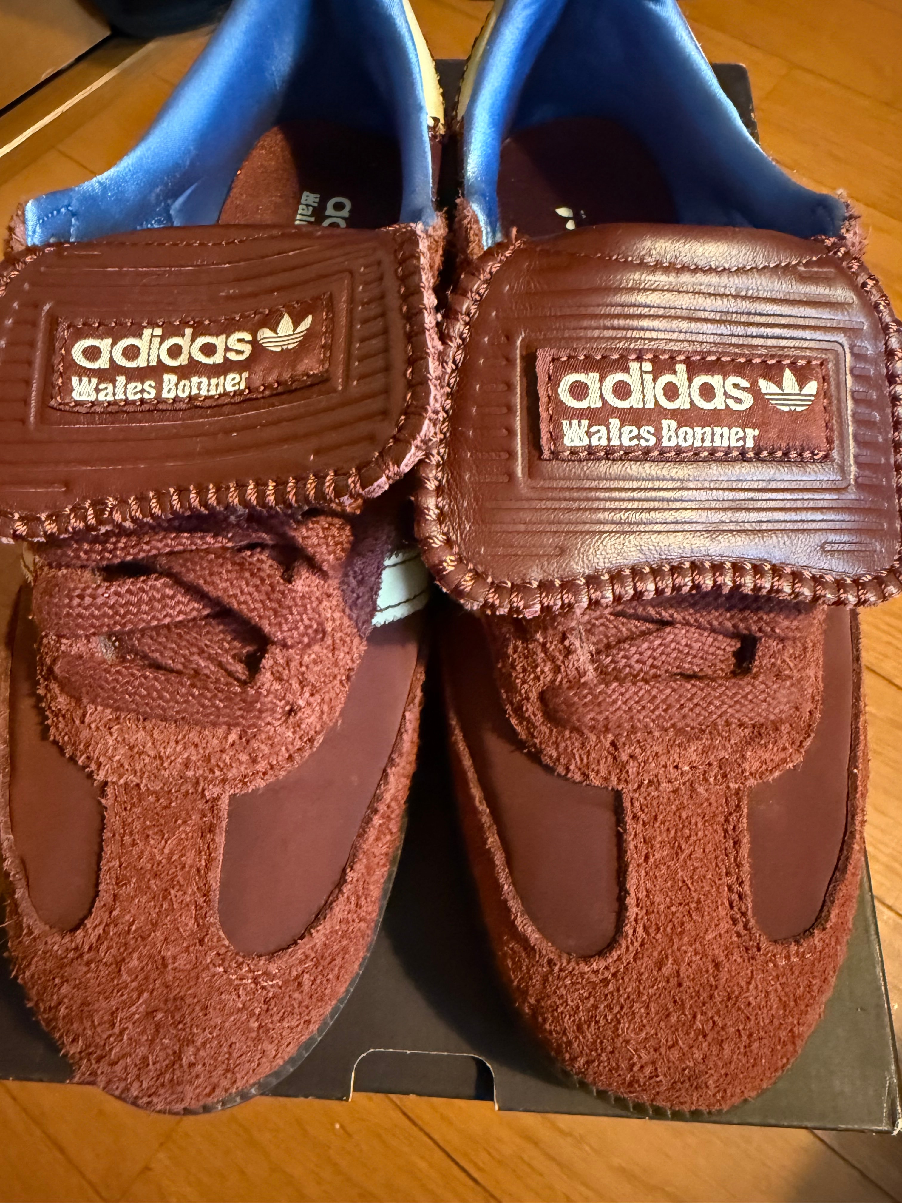 Wales Bonner × adidas Samba Nylon Low "Fox Brown/Sandy Beige/Lucky Blue"