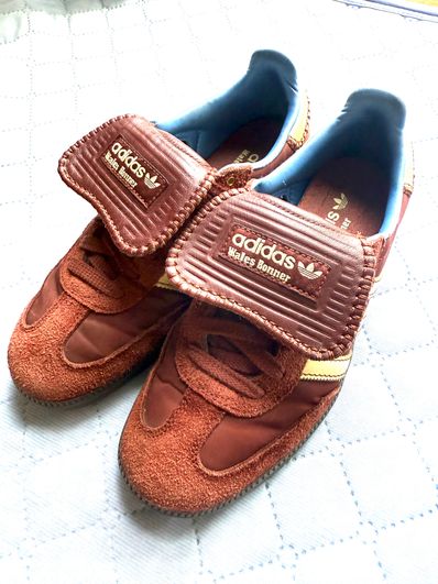 Wales Bonner × adidas Samba Nylon Low "Fox Brown/Sandy Beige/Lucky Blue"