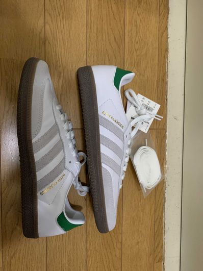 KITH × adidas Samba OG "White/Green"