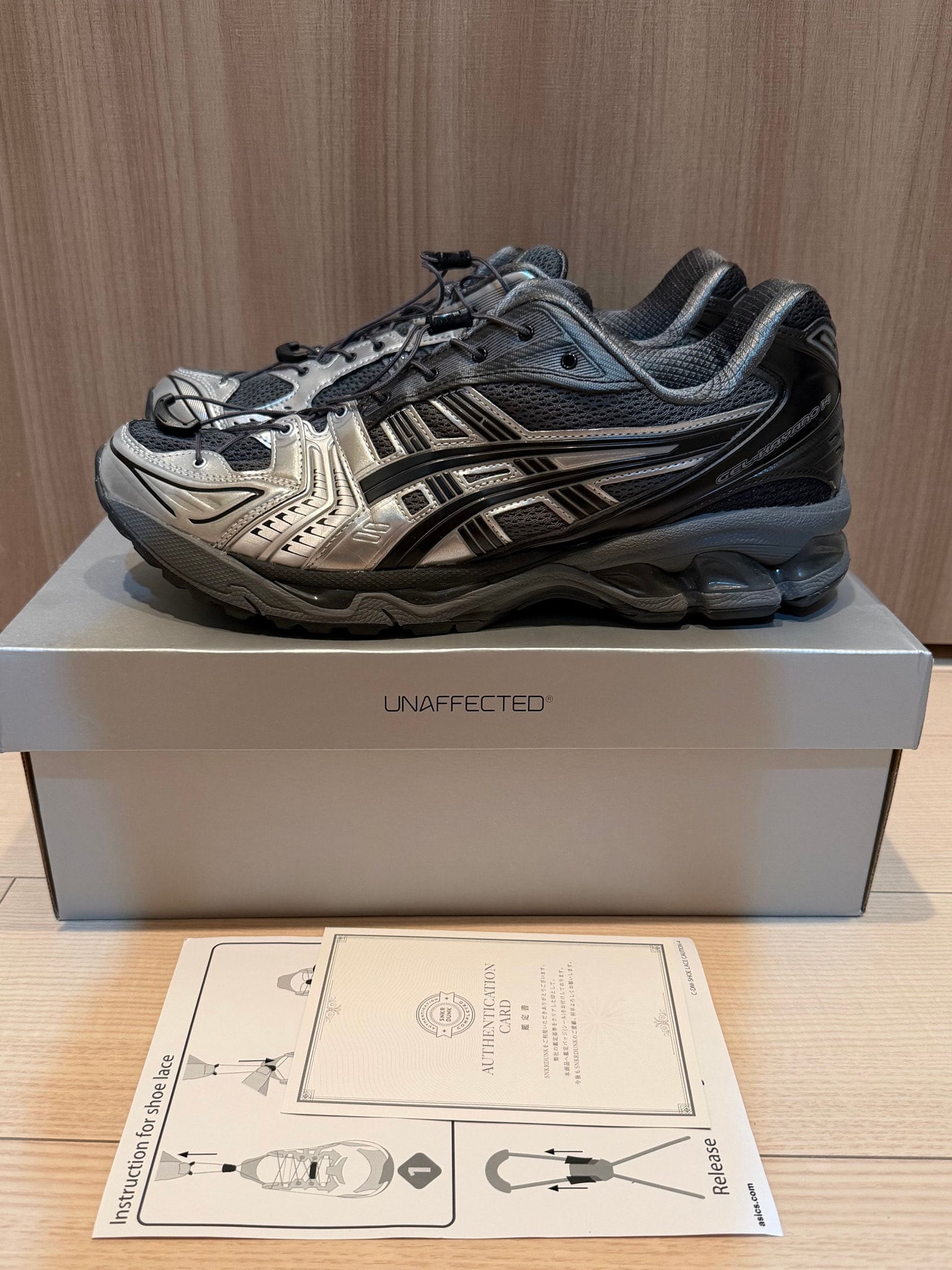 UNAFFECTED × Asics Gel-Kayano 14 "Silver Moon"