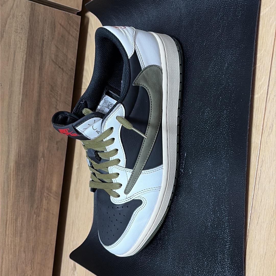 Travis Scott × Nike Women's Air Jordan 1 Low OG "Medium Olive"