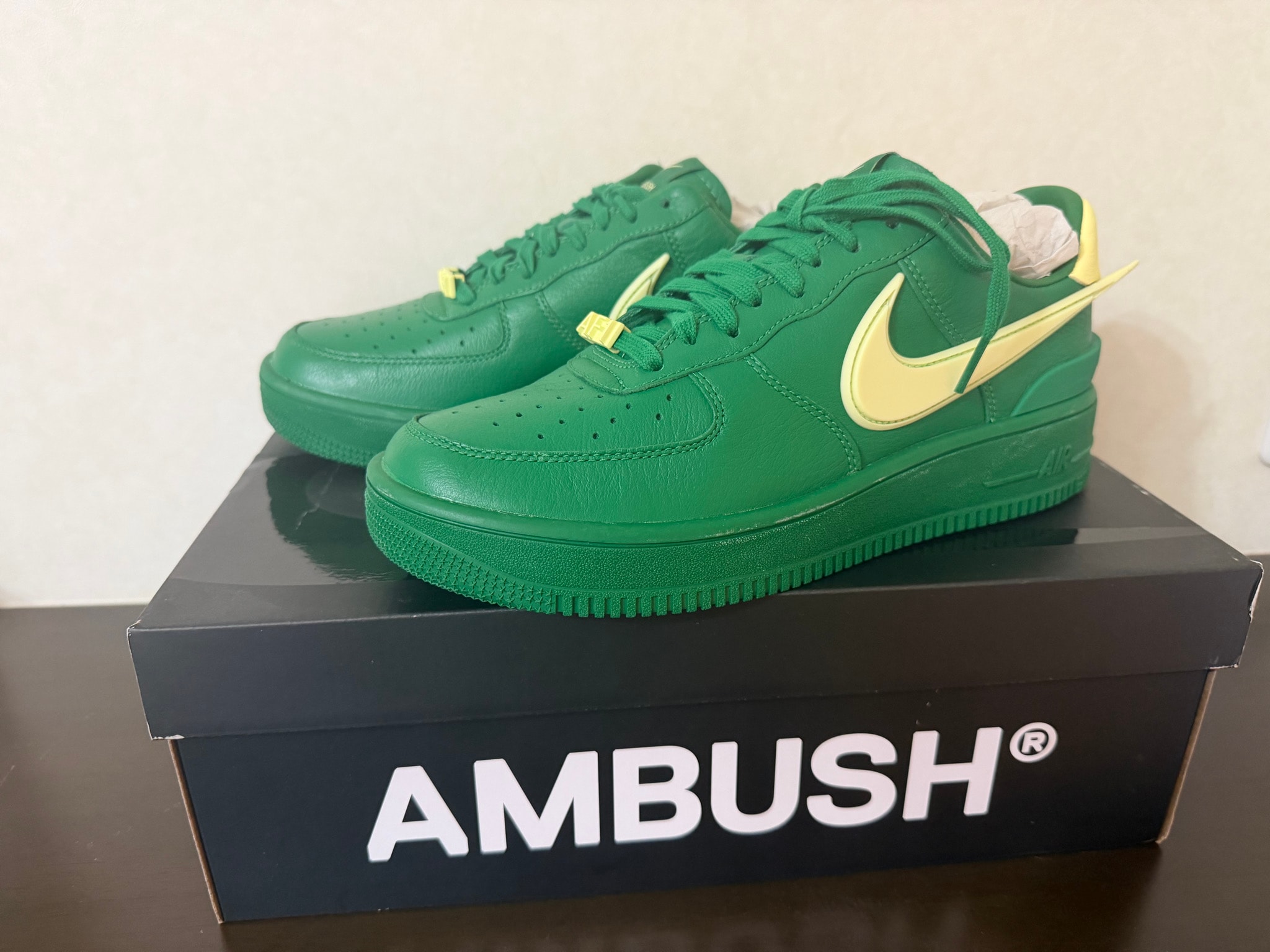 AMBUSH × Nike Air Force 1 Low "Pine Green and Citron"
