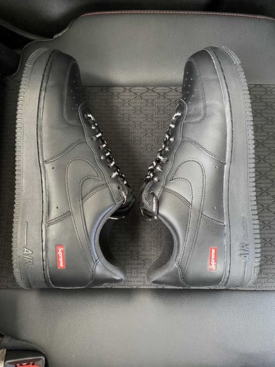 Supreme × Nike Air Force 1 Low "Black"