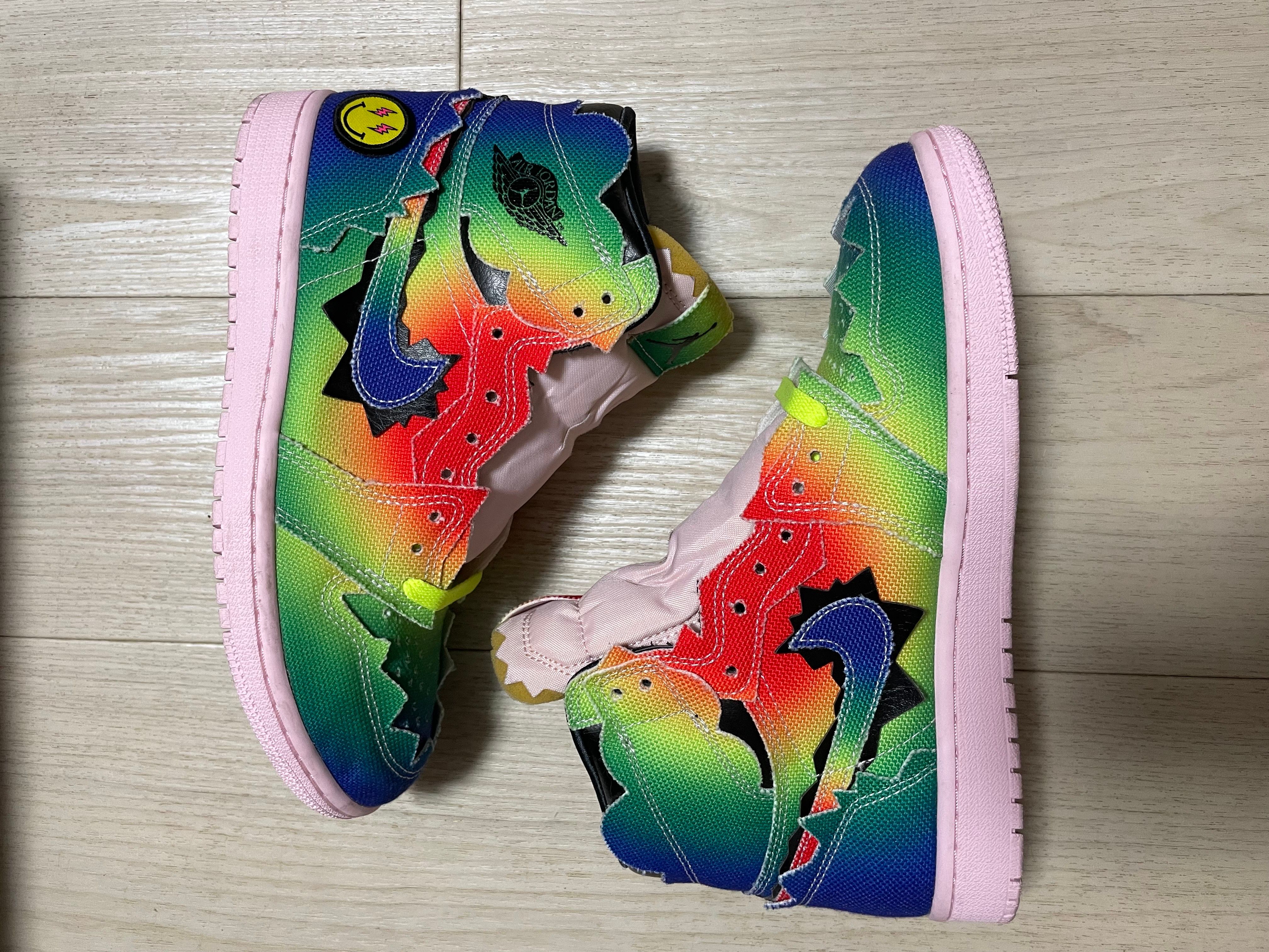 J Balvin × Nike Air Jordan 1 High OG "Rainbow"