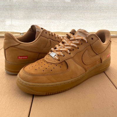 Supreme × Nike Air Force 1 Low "Flax/Wheat"