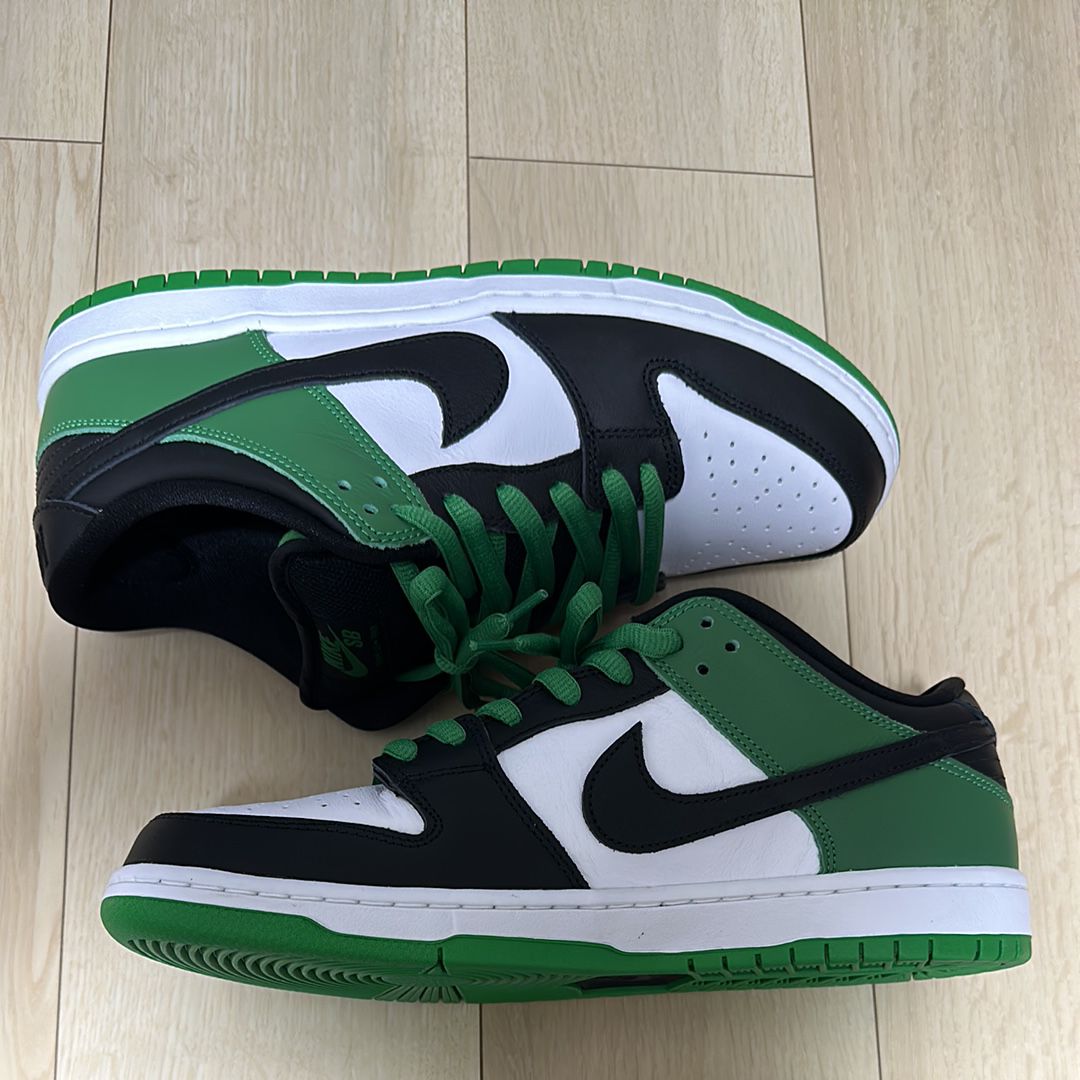 Nike SB Dunk Low Pro "Black and Classic Green"