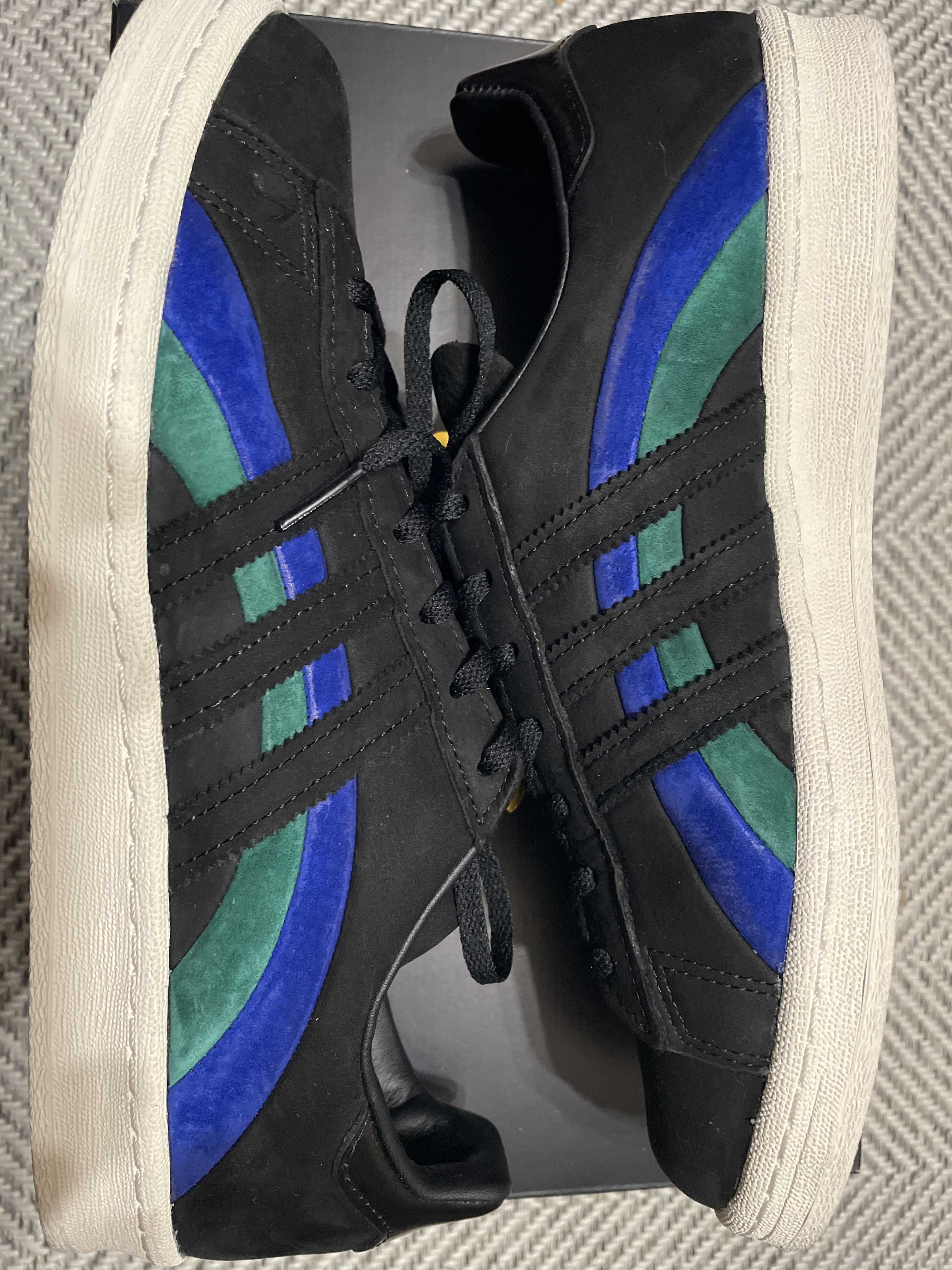 Book Works × adidas Campus 80 "Core Black/Bold Blue/Collegiate"