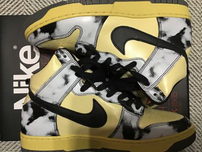 Nike Dunk High "Black Acid Wash"