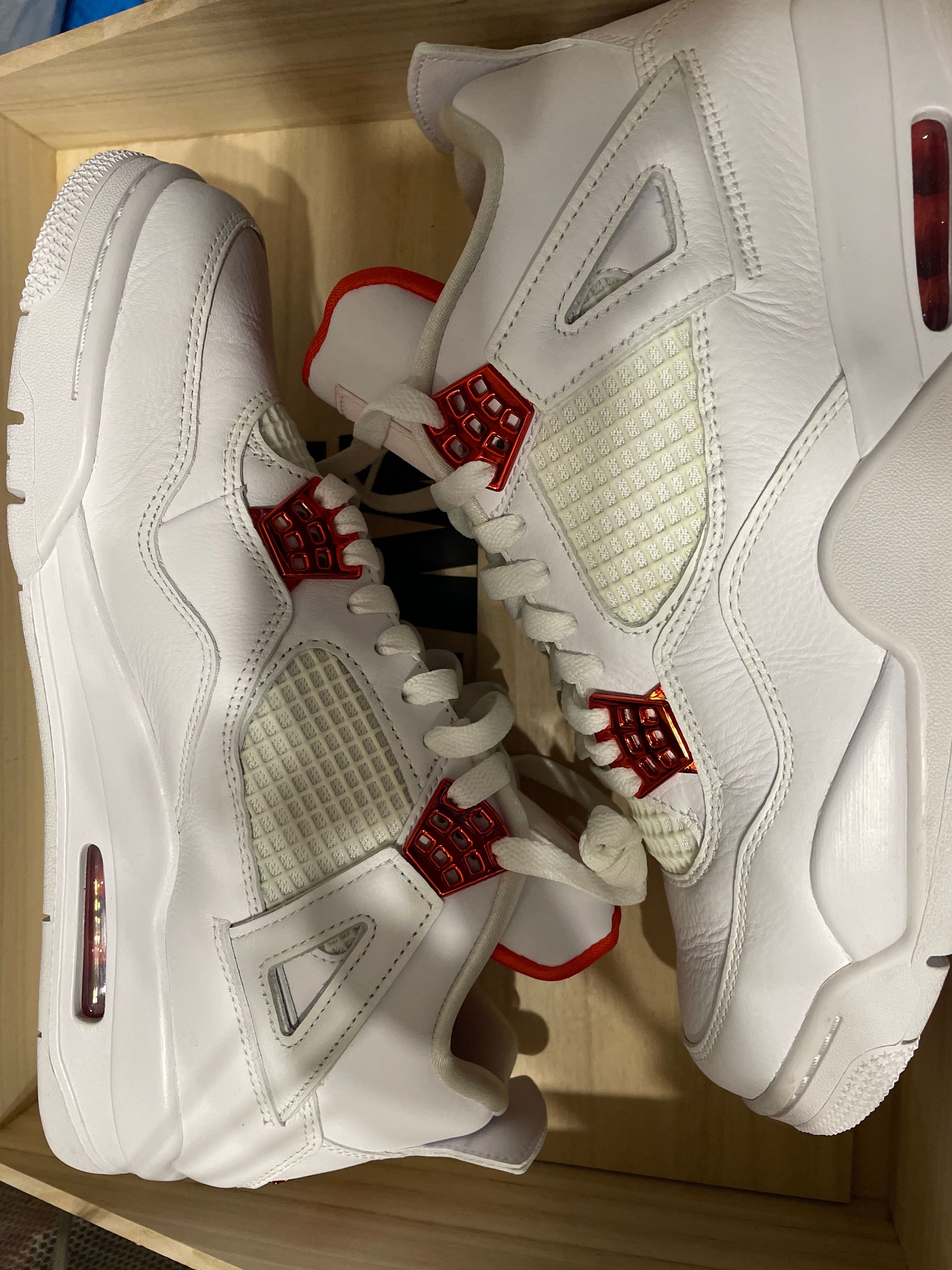 Nike Air Jordan 4 Retro "White/Team Orange"