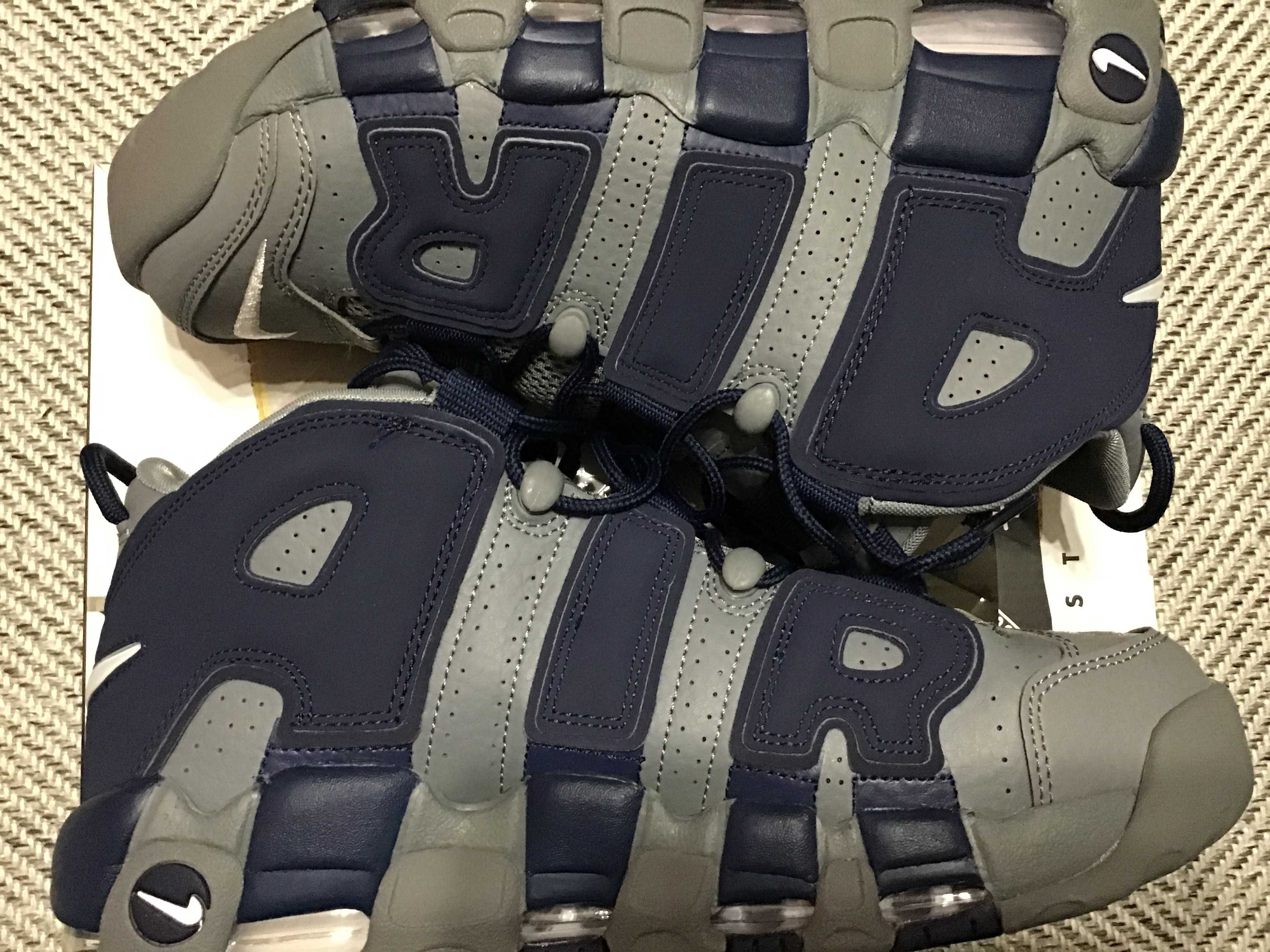 Nike Air More Uptempo '96 "Cool Grey/White/Midnight Navy"