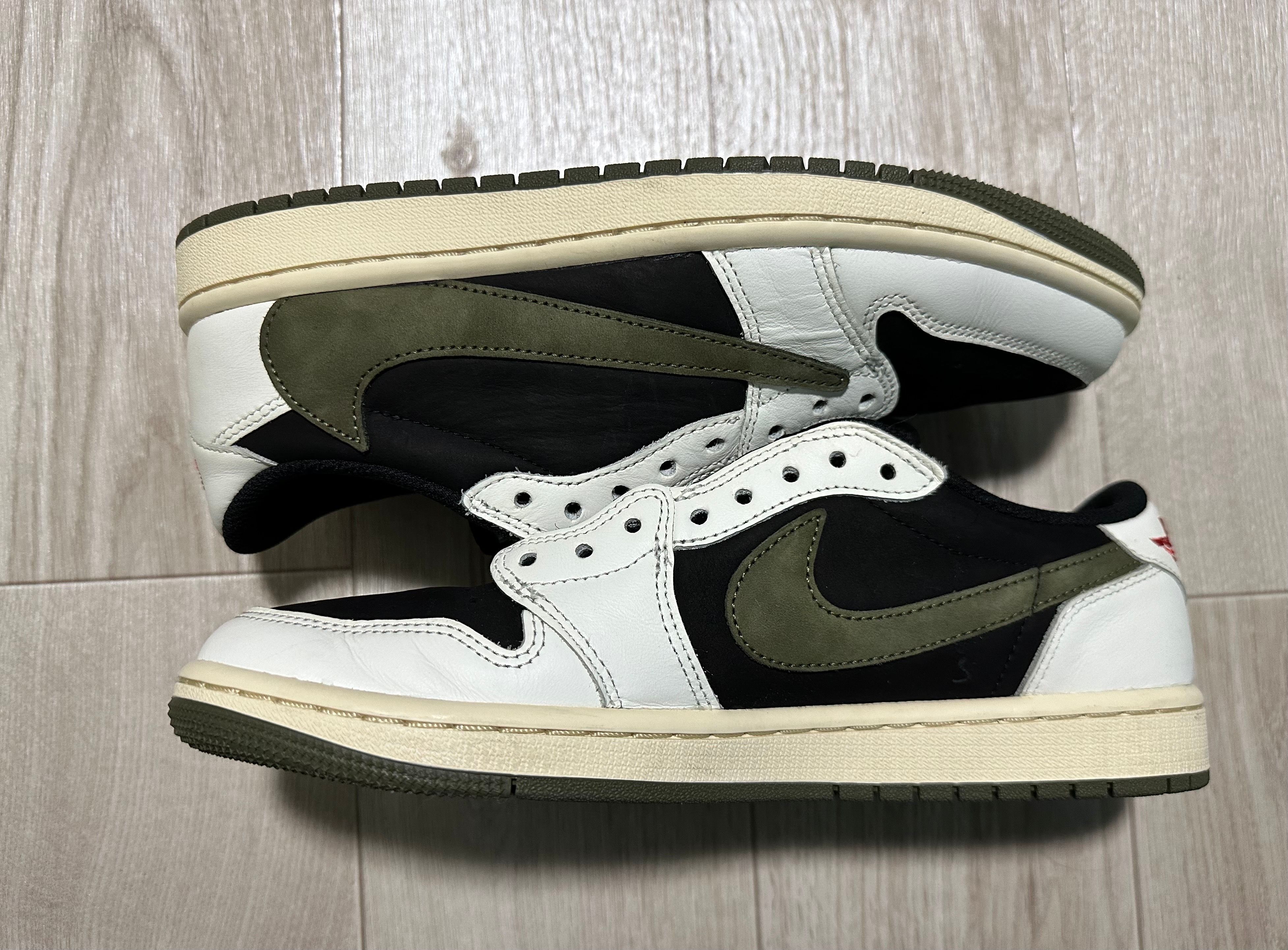 Travis Scott × Nike Women's Air Jordan 1 Low OG "Medium Olive"