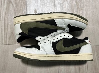 Travis Scott × Nike Women's Air Jordan 1 Low OG "Medium Olive"