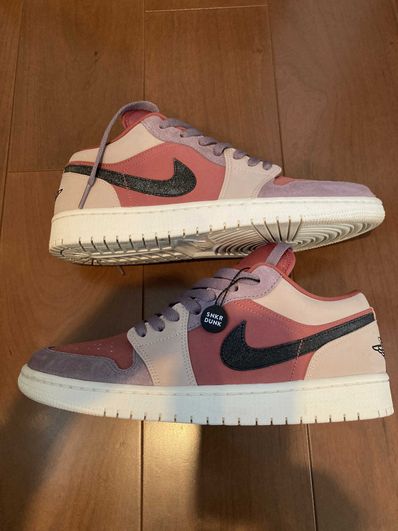 Nike Women's Air Jordan 1 Low "Canyon Rust/Black-Purple Smoke"