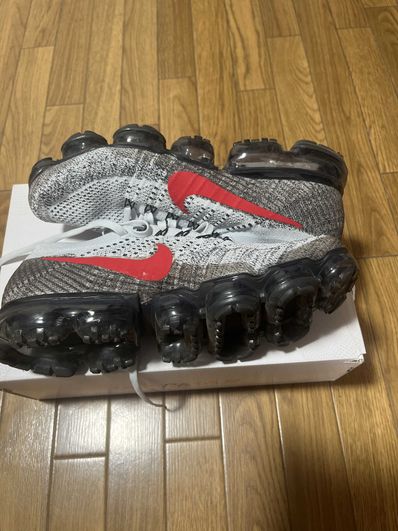 NIKE AIR VAPORMAX OG "PURE PLATINUM UNIVERSITY RED"