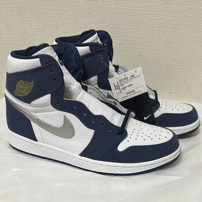 Nike Air Jordan 1 High OG CO.JP "White/Midnight Navy" (2020)(ブリーフケースなし)
