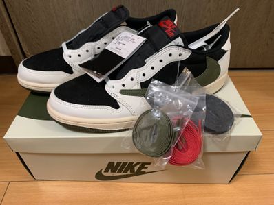 Travis Scott × Nike Women's Air Jordan 1 Low OG "Medium Olive"