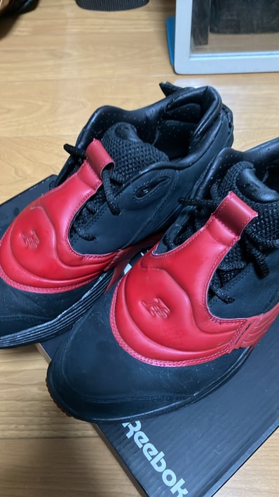 REEBOK ANSWER V "BLACK RED"