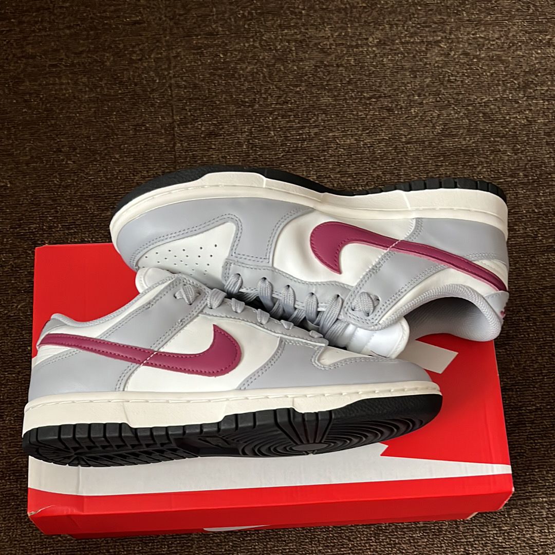 Nike Women's Dunk Low "Grey/Red"