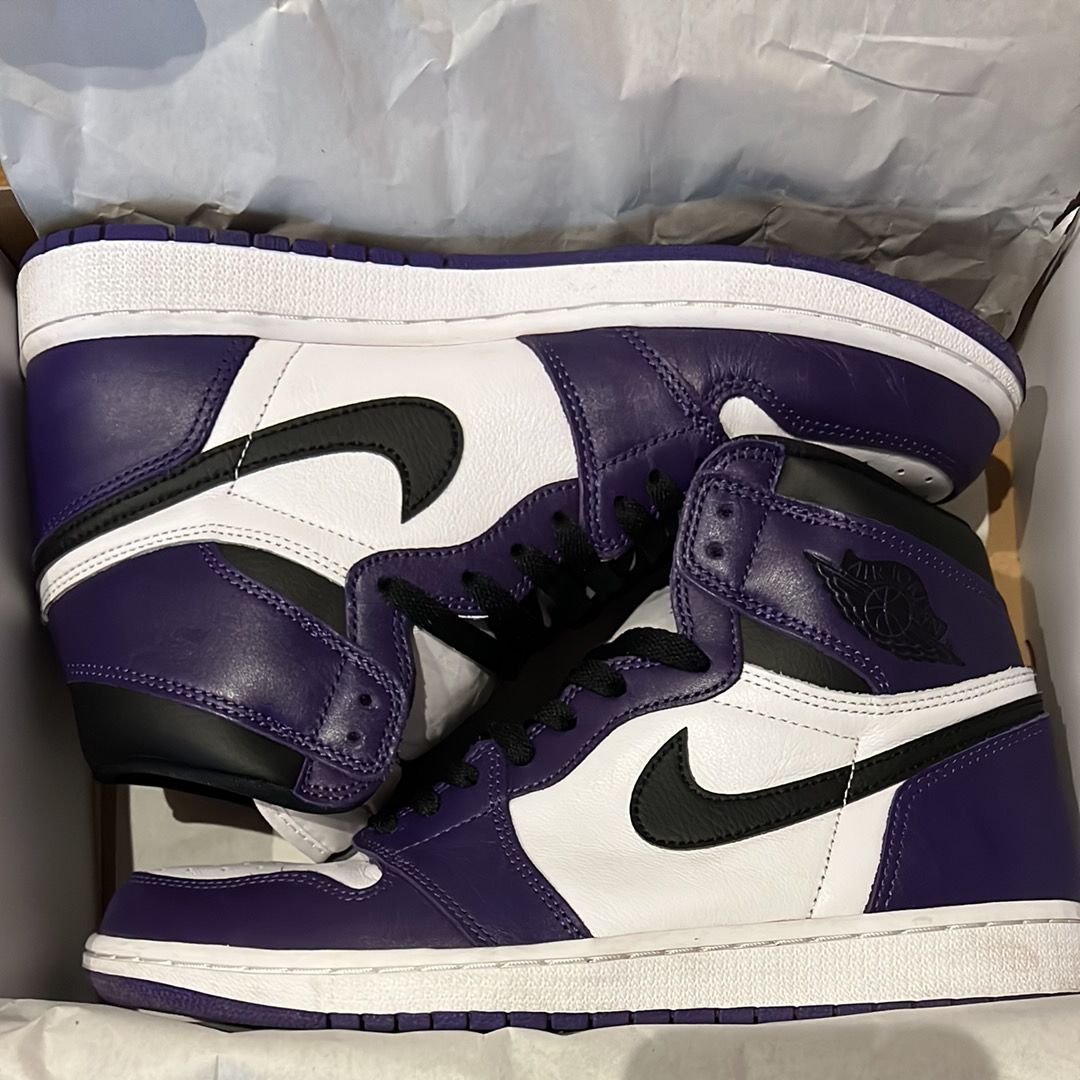 Nike Air Jordan 1 Retro High OG "Court Purple White/Black" (2020)   