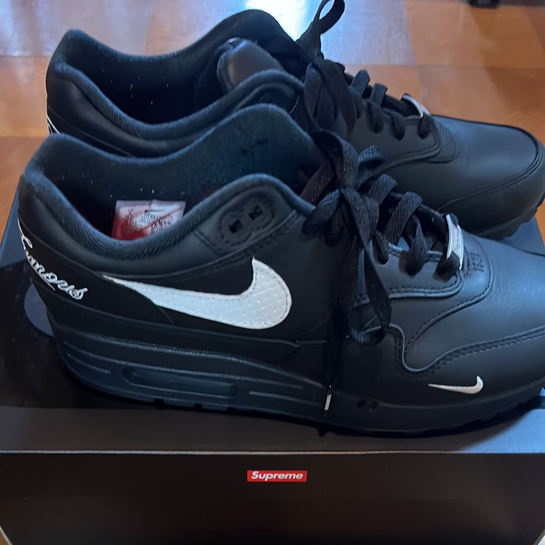 Supreme × Nike Air Max 1 '87 SP "Black" (25SS Week4)
