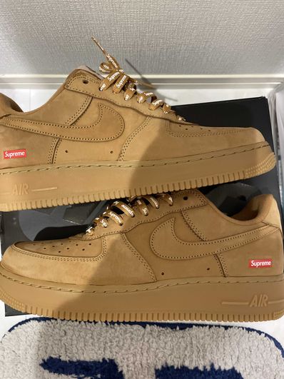 Supreme × Nike Air Force 1 Low "Flax/Wheat"
