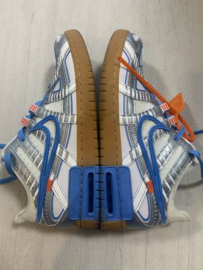 Off-White × Nike Air Rubber Dunk "White/University Blue"