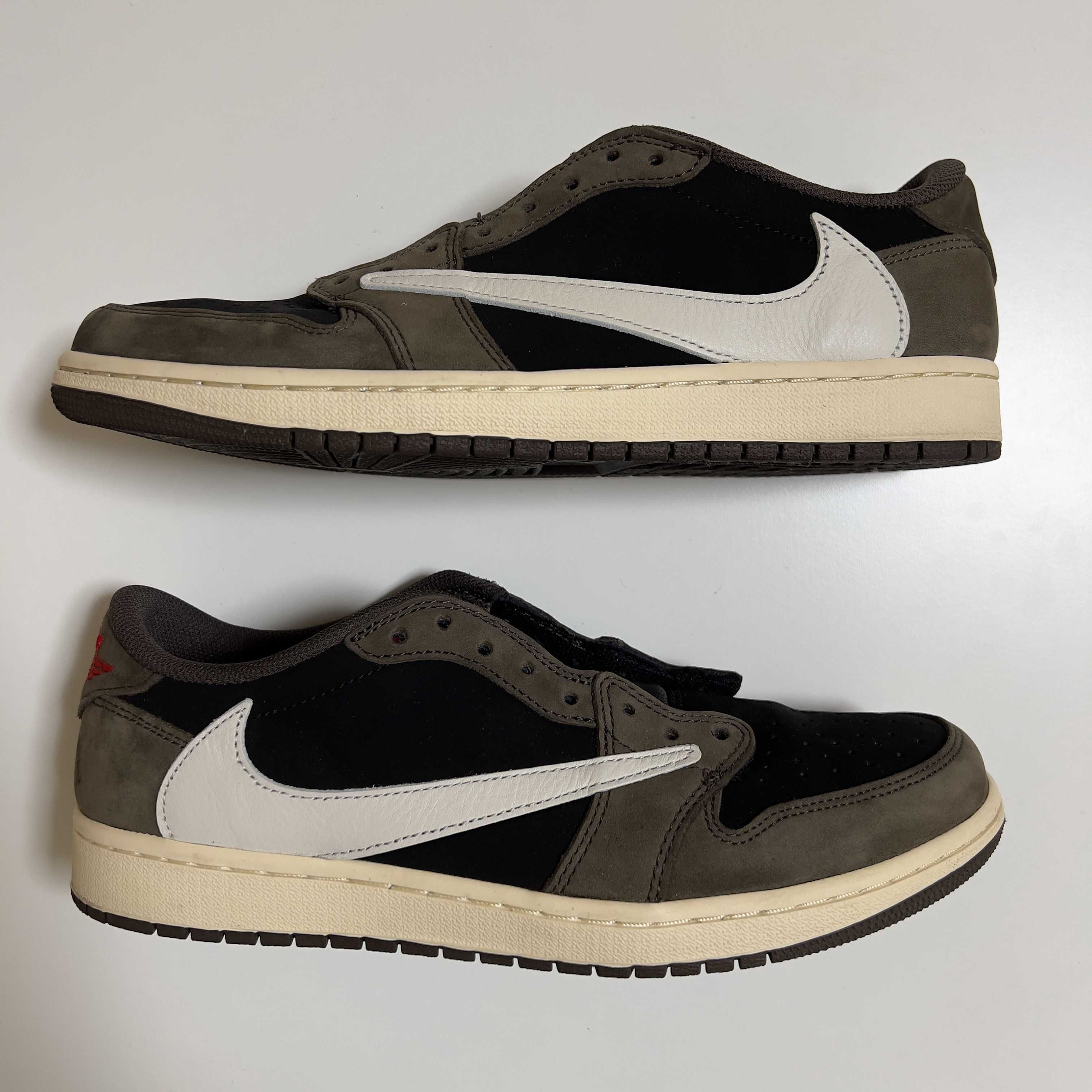 Travis Scott × Nike Air Jordan 1 Low OG SP-T "Black/Dark Mocha"