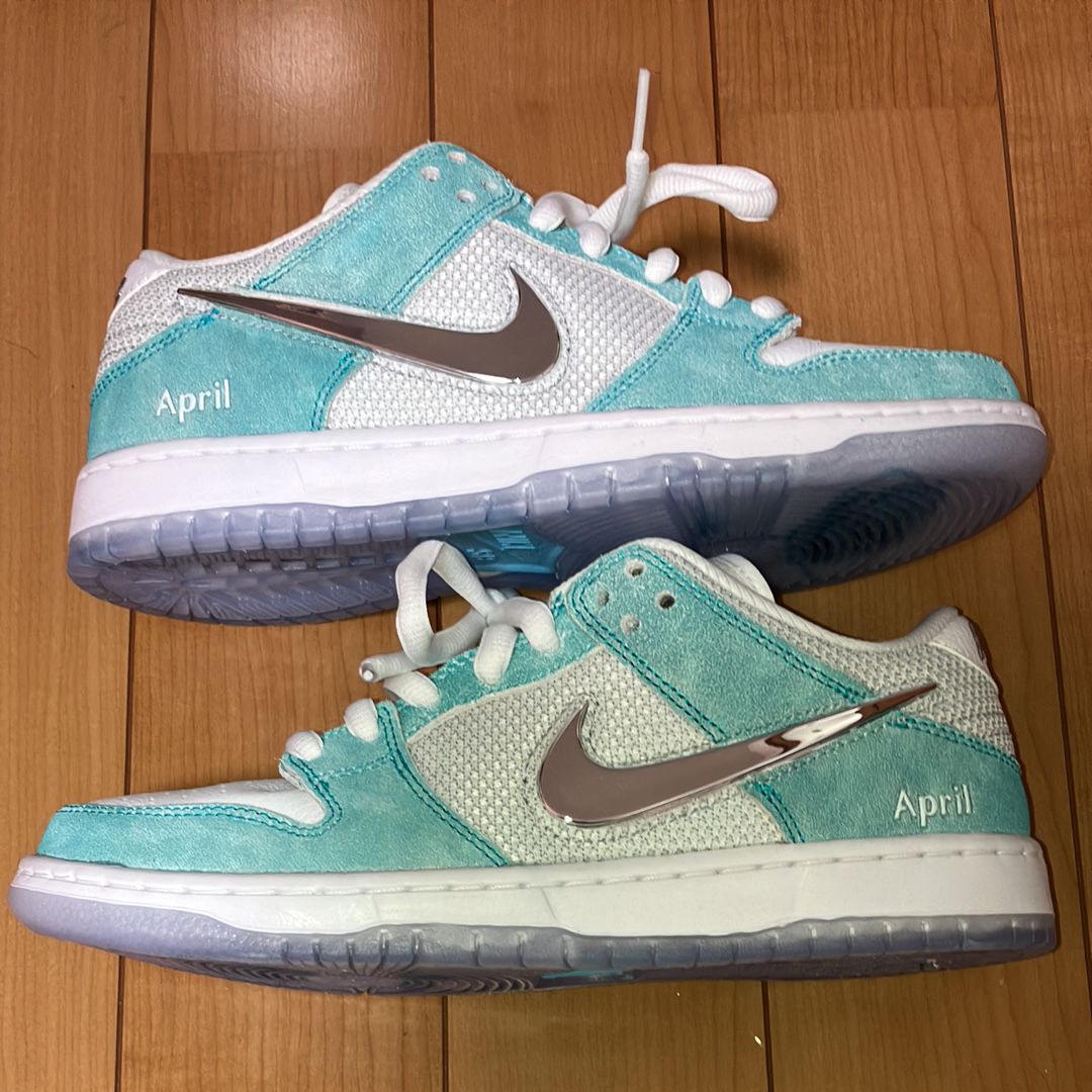 APRIL SKATEBOARDS × Nike SB Dunk Low Pro QS "White and Multi-Color"