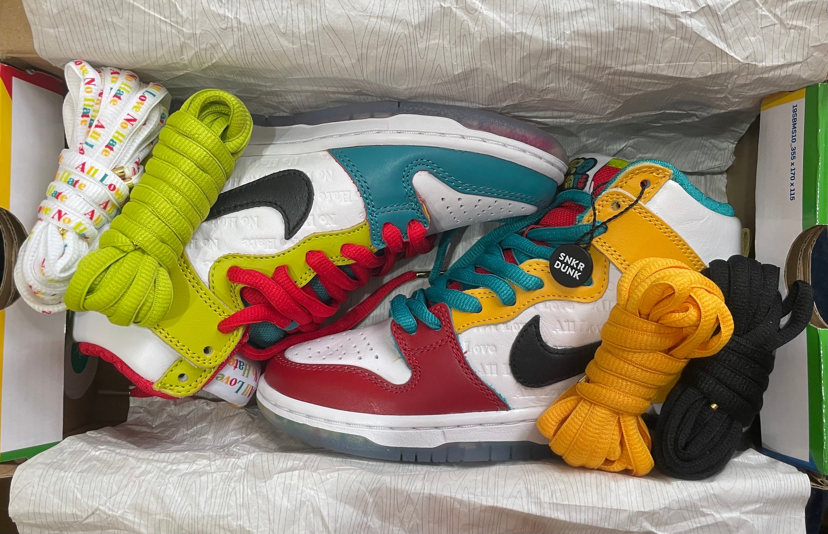 froSkate × Nike SB Dunk High Pro QS "All Love"